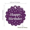 thumbnail image 6 of Inkdotpot Pack Of 50 Real Silver Foil Paper Tags Happy Birthday Favor Hang Tags, 6 of 7