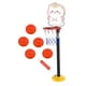 thumbnail image 2 of Juego de aro de baloncesto para niños, soporte de baloncesto, suministros de canasta, red de baloncesto para Blanco, 2 of 8