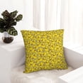 thumbnail image 6 of Pofeuu Ducky Cartoon Animal Yellow Print Double-sided plush pillowcase Square Throw Pillow Covers Pillows Cover for Living Room Bedroom Sofa Couch Cushion Cover（No pillow core）-22"x22", 6 of 7