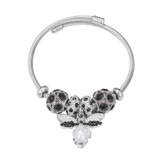 Pulsera de abeja, regalo de joyería de pulsera para mujer, regalos de Navidad y San Valentín MFZFUKR CPB-CJZ1605-5