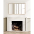 thumbnail image 7 of Kate and Laurel Quato Transitional Rectangle Wall Mirror, 24 x 36, Natural, Framed Rectangular Bathroom Vanity Mirror with Embossed Woodgrain Texture, 7 of 7