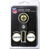 Team Golf NFL New Orleans Saints Divot Tool Pack With 3 Golf Ball Markers