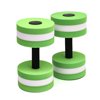 Aquatic Foam Exercise Dumbbells For Water Aerobics (Set of 2, Light Green)
