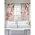 thumbnail image 5 of Birds Flowers Sheer Curtains 54 Inch Length 2 Panels Set for Living Room/Bedroom, Chinese Japanese Branches Plum Blossoms Semi Curtain Sheers Drapes Rod Pocket Curtains Window Treatment 52''x54''x2, 5 of 7