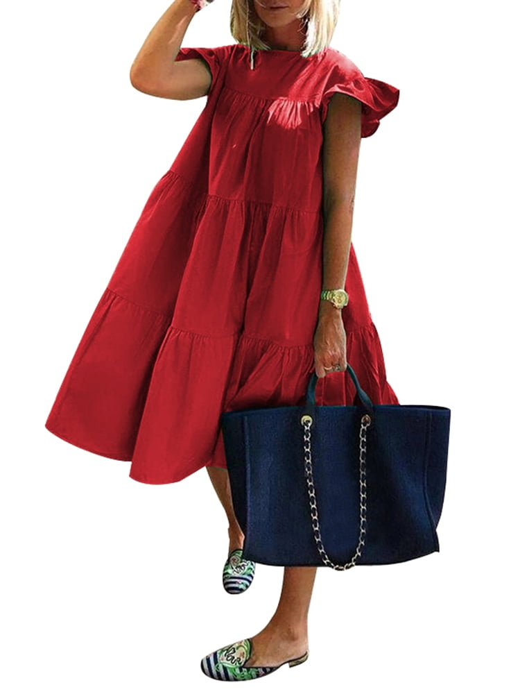 walmart cotton summer dresses