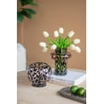 thumbnail image 7 of A&B Home Glass Vase with Maroon Tortoise Pattern 5.9" x 5.9" x 7.9", 7 of 7