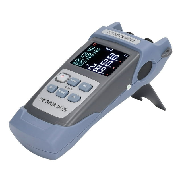 Optical Fiber Power Meter, Optic Cable Tester Automatic Shutdown FC SC Adapter USB Interface for Repair
