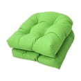 thumbnail image 3 of Mornei Indoor Outdoor Wicker Patio Seat Cushion 48 Cmx48 cm Dining Chair Cushions Thick Green, 3 of 9