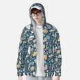 thumbnail image 2 of Fotbe Underwater Creature Chaqueta con Protección Solar UPF 50+ para Hombre y Mujer, Camisa con Capucha y Bolsillos-Medium, 2 of 7