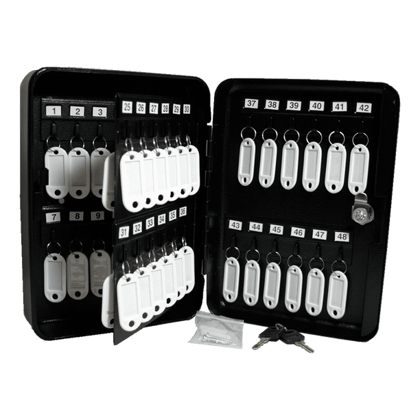 Key Box 48 Key Organizer Black