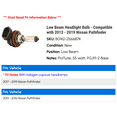 thumbnail image 2 of API Low Beam PGJ19-2 Base Clear Halogen Automotive Bulb fits 2013 - 2019 Nissan Pathfinder, 2 of 2
