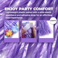 thumbnail image 6 of JESTAR 24-Piece Hawaiian Luau Party Set, Includes 12 Hula Grass Skirts and 12 Flower Wristbands, Adjustable Tropical Party Supplies for Adults and Kids, 6 of 8