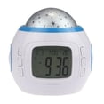 thumbnail image 1 of Reloj despertador con proyección de cielo estrellado, regalo de cumpleaños, juguete para niños, despertador para dormir, luz nocturna pequeña de color., 1 of 5