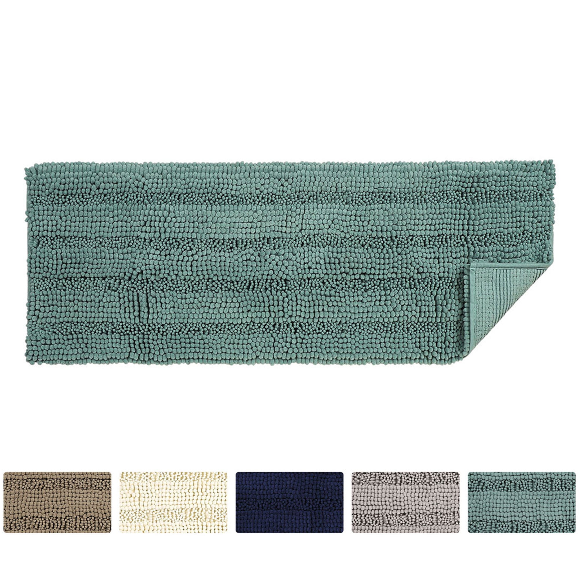 Non Slip Bathroom Rug Shag Shower Mat Soft Thick Floor Mat Machine