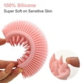 thumbnail image 3 of LNKOO Silicone Body Scrubber with Shampoo Brush function, Exfoliating Wet and Dry Silicone Body Brush for Men and Women, Scalp Massager for Remove Dandruff in Shower, Bathing, Shampoo, 3 of 6