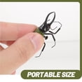 thumbnail image 6 of GAXIRE 2-Pack Realistic Green Insect Figurines Plastic Models for Home Decor Lifelike Simulation Props, 6 of 7