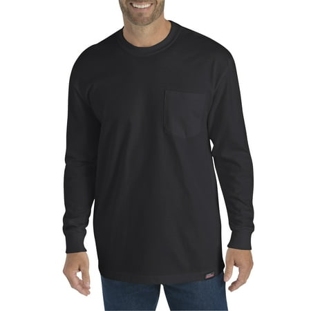 Dickies - Men's Long Sleeve Performance Pocket Tee Shirt - Walmart.com