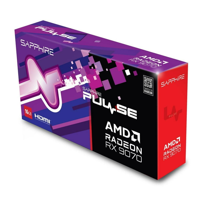 SAPPHIRE PULSE Radeon RX 9070 16GB GDDR6 PCI Express 5.0 x16 SAPPHIRE PULSE Radeon RX 9070 16GB GDDR6 PCI Express 5.0 x16