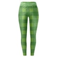 thumbnail image 3 of MKLEKYY Ropa deportiva mujer Leggings de moda de San Patricio para mujer Pantalones largos elásticos ajustados con estampado informal, 3 of 4