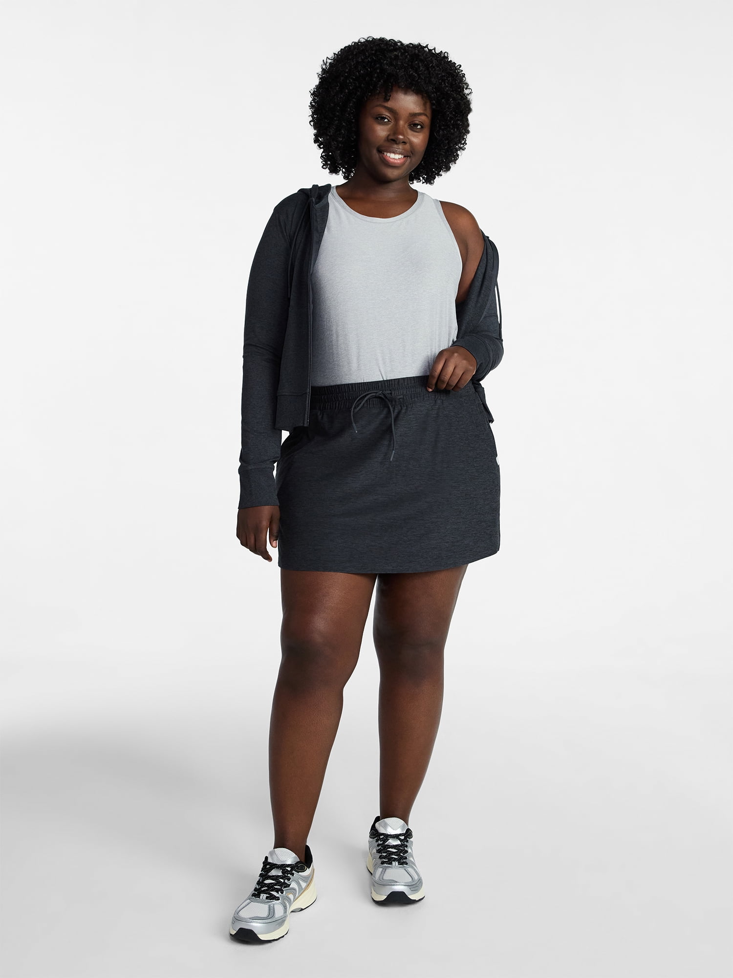 Athletic Works Women's ButterCore Skort, Sizes XS-XXXL