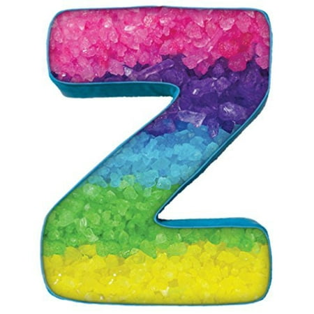 Iscream Microbead Fleece Backed Letter Z Initial Pillow Walmart Com