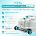 thumbnail image 3 of Intex 700 Gal Per Hour Above Ground Pool Cleaner Robot Vacuum w/ 21 Ft Hose, 3 of 11