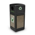thumbnail image 3 of Commercial Zone Products 72235299 StoneTec Recycle42  Black with Riverstone, 3 of 4