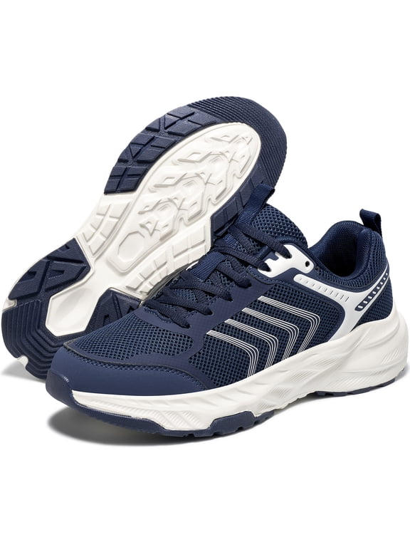 Mens Sneakers Walking Shoes Comfortable Breathable Cushioning Non Slip Casual Tennis for Gym Workout Athletic