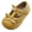 Yellow, variant on Girls Brown Suede Mary Jane Shoes with Bow, Kids Little Kids Dress Party Flats, T-Strap School Shoes,Size 11