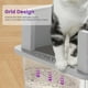 thumbnail image 5 of Arenero de Acero Inoxidable TIUUBT XXL Extragrande con Tapa Alta para Gatos Grandes y Hogares con Va, 5 of 7