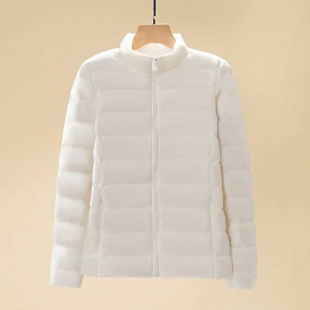 Chaquetas y abrigos casuales sin capucha de manga larga para mujer, abrigos cálidos, chaquetas finas de algodón gruesas y fáciles de usar, abrigos para mujer