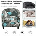 thumbnail image 6 of Eurhowing 2-Piece Club Chair Slipcover with Cushion Cover, Stretchable Tub Chair Sofa Couch Covers, Elastic Armchair Cover, 1-Pack, 6 of 9