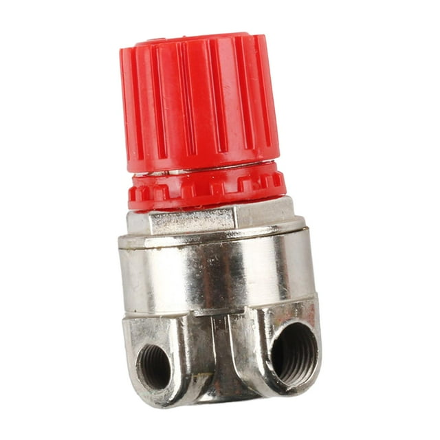 Piezas de Compresor de Aire Válvula Reguladora de Presión Regulador de Interruptor de Control Resistente con Rosca de 1/4 Pulg. 1/2 Pulg. para Reacaba tres agujeros