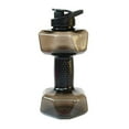 thumbnail image 1 of Botella de agua Cola con Mancuernas ajustables 1500ml negro, 1 of 8