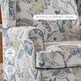 thumbnail image 5 of Erinnyees Floral Accent Chair, High Back Upholstered Armchair with Solid Legs, Leisure Single Sofa Chair for Living Room, Bedroom, Home Office, 5 of 10