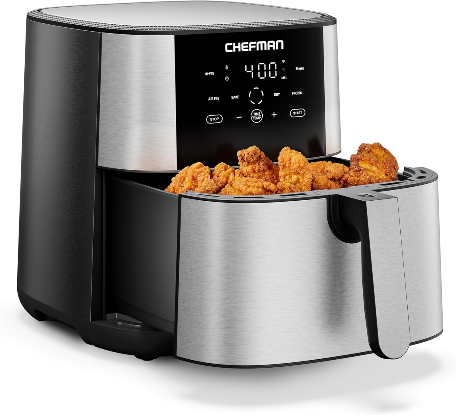 Chefman Turbofry Touch XL 8 Qt. Air Fryer With Digital Controls - Stainless Steel