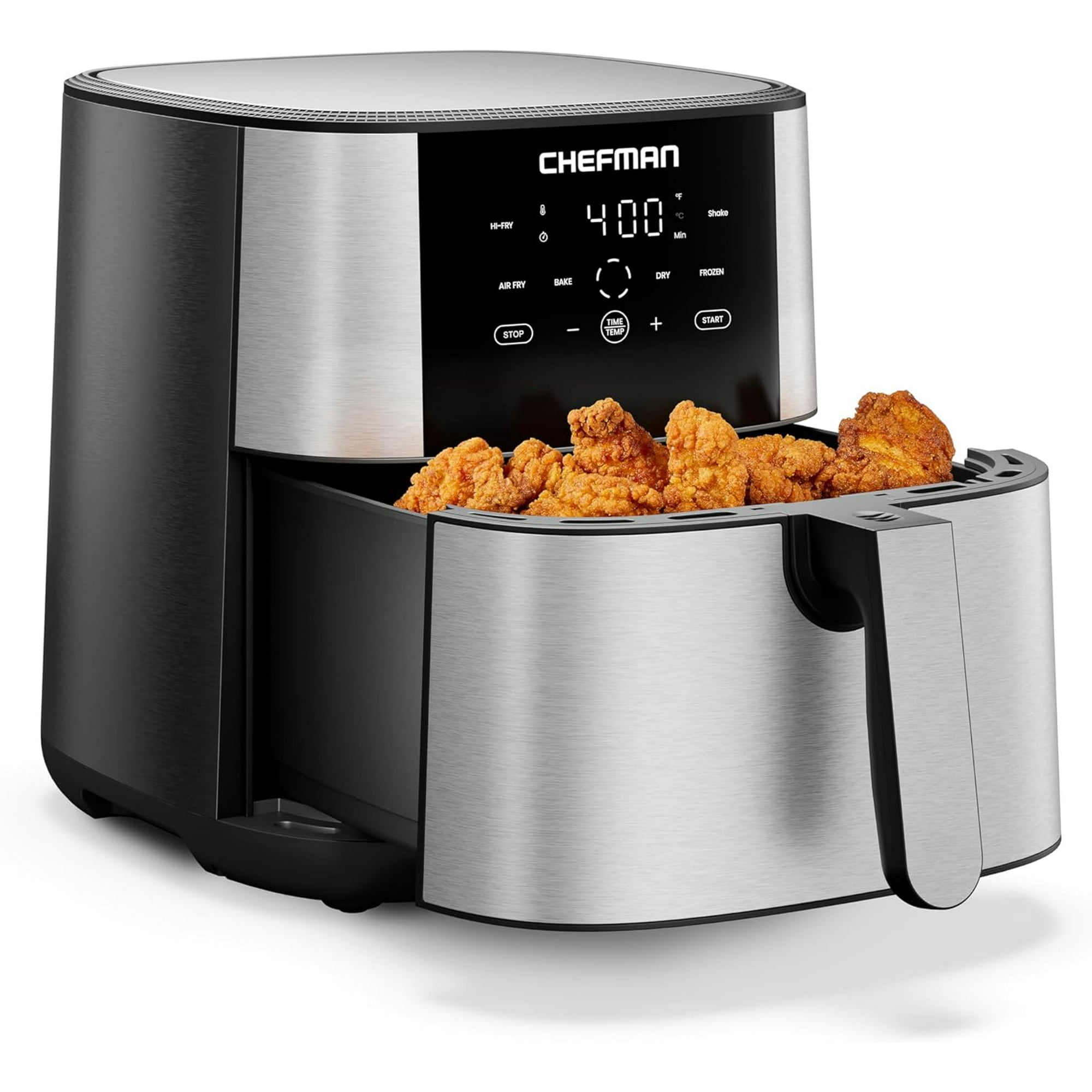 Chefman Turbofry Touch XL 8 Qt. Air Fryer With Digital Controls - Stainless Steel