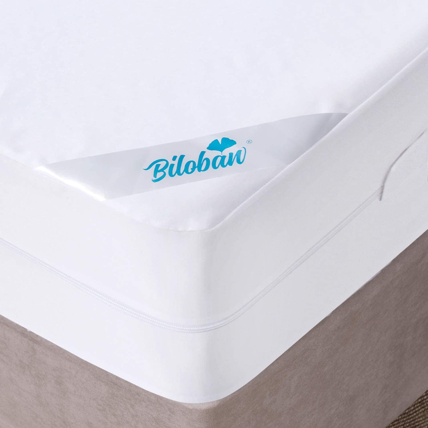 Biloban Zippered Mattress Protector Cover Twin XL Size Box Spring biloban-zippered-mattress-protector-cover-twin-xl-size-box-spring
