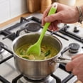 thumbnail image 6 of Partheme Small Silicone Spoons, Nonstick Kitchen Spoon Heat Resistant Stirring Serving Spoon for Kitchen Cooking Baking Mixing Tools, Green, 6 of 6