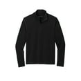 thumbnail image 3 of Port Authority K825 Microterry 1/4-Zip Pullover, Deep Black, XS, 3 of 3