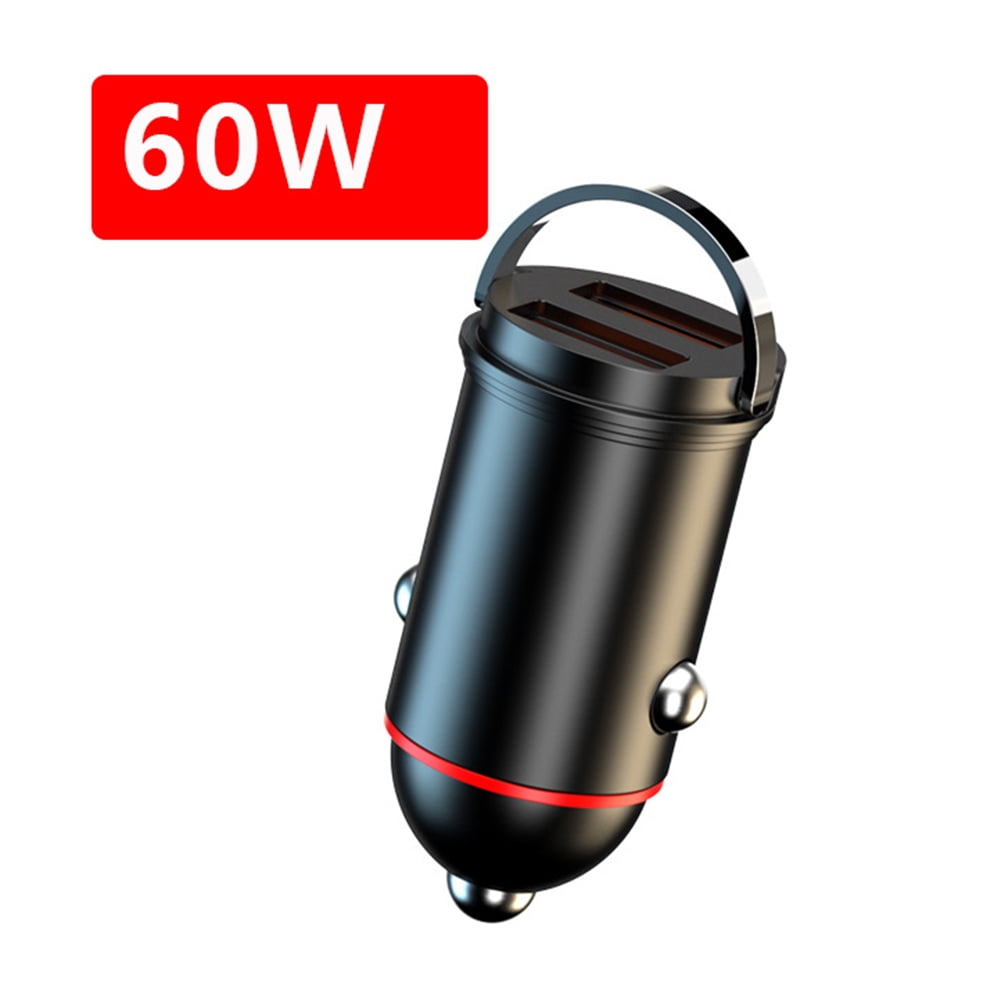 200W Dual USB + TypeC Car Charger Super Fast Charging Car Phone