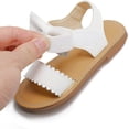 thumbnail image 5 of Toddler Girls Sandals Soft Rubber Flats Summer Baby flower girl Shoes, 5 of 6