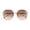 Coffee, variant on Internet Famous Trendy Glasses For Women Slimming Effect Face Contour Sun Sunglasses UV Protection Stylish