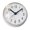 White, variant on Wofarmy Silent Quartz Clocks Sucker Wall Clock Anti-Fog for Kitchen Bathroom Blue