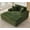 Green, variant on Oversized Chaise Lounge Chair, 60" Upholstered Sofa Bed with Throw Pillows and Armrests, Corduroy Sleeper Couch for Living Room, Bedroom, Office, Gray