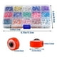 thumbnail image 2 of 450 cuentas de ojo malvado hechas a mano, cuentas de resina para pulseras y collares, 15 colores, 2 of 5