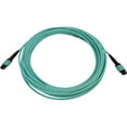 thumbnail image 2 of Tripp Lite Multimode Fiber Patch Cable, 50/125 OM3 MTP/MPO (F/F), 12 Fiber, 40/100/400GbE, Aqua LSZH Jacket, 10 Meters / 32.8 Feet (N844B-10M-12-P), 2 of 4
