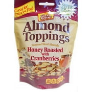 Good Sense Almond Toppings Honey Roasted with Cranberries, 3.5 Ounce