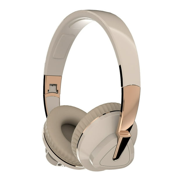 Auriculares inalámbricos Injueey Subwoofer con micrófono y Cables de audio/vídeo caqui