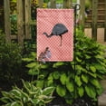 thumbnail image 2 of Carolines Treasures BB7923GF Rhea Pink Check Garden Flag, 2 of 3